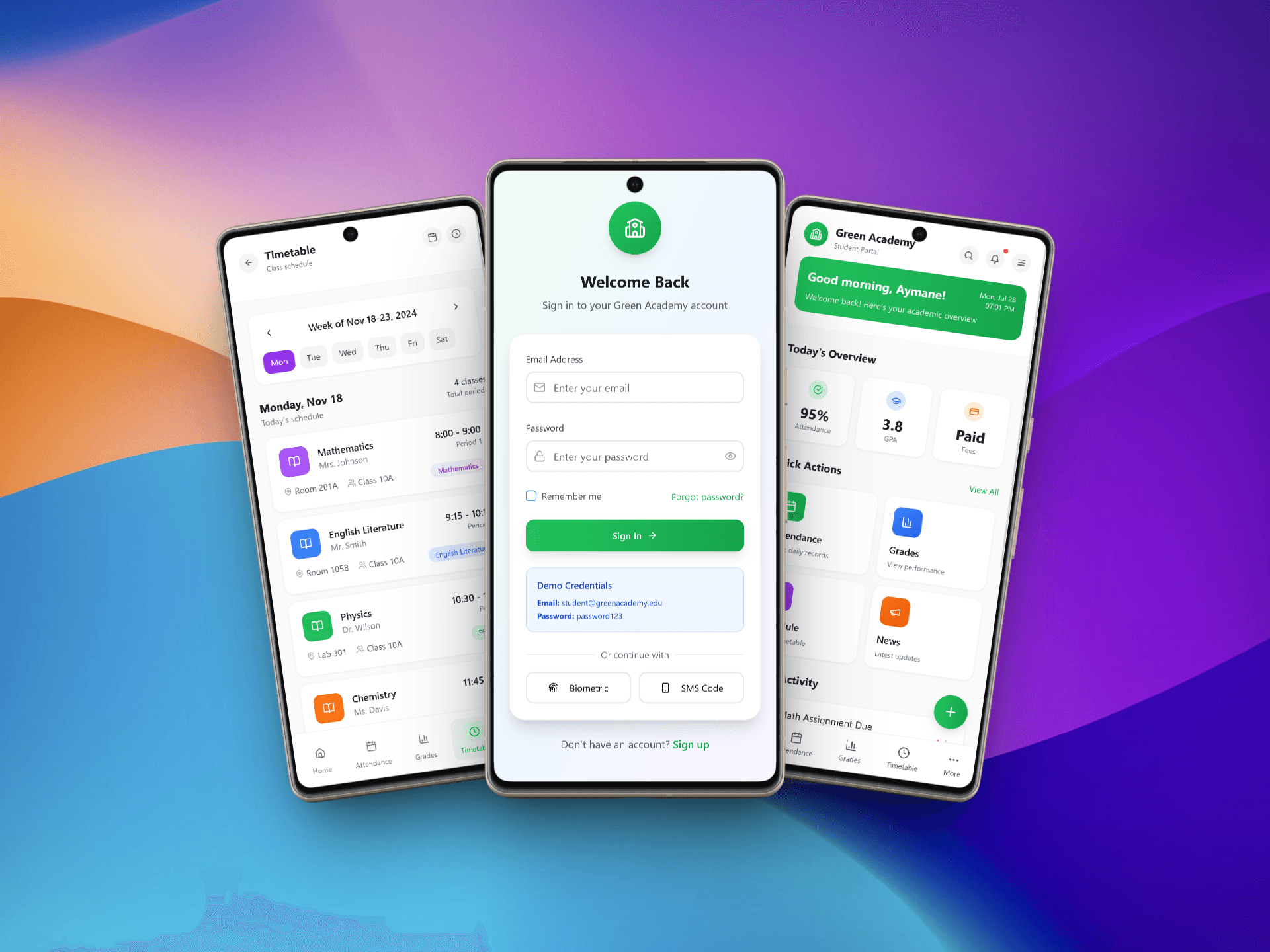 School Management Mobile App