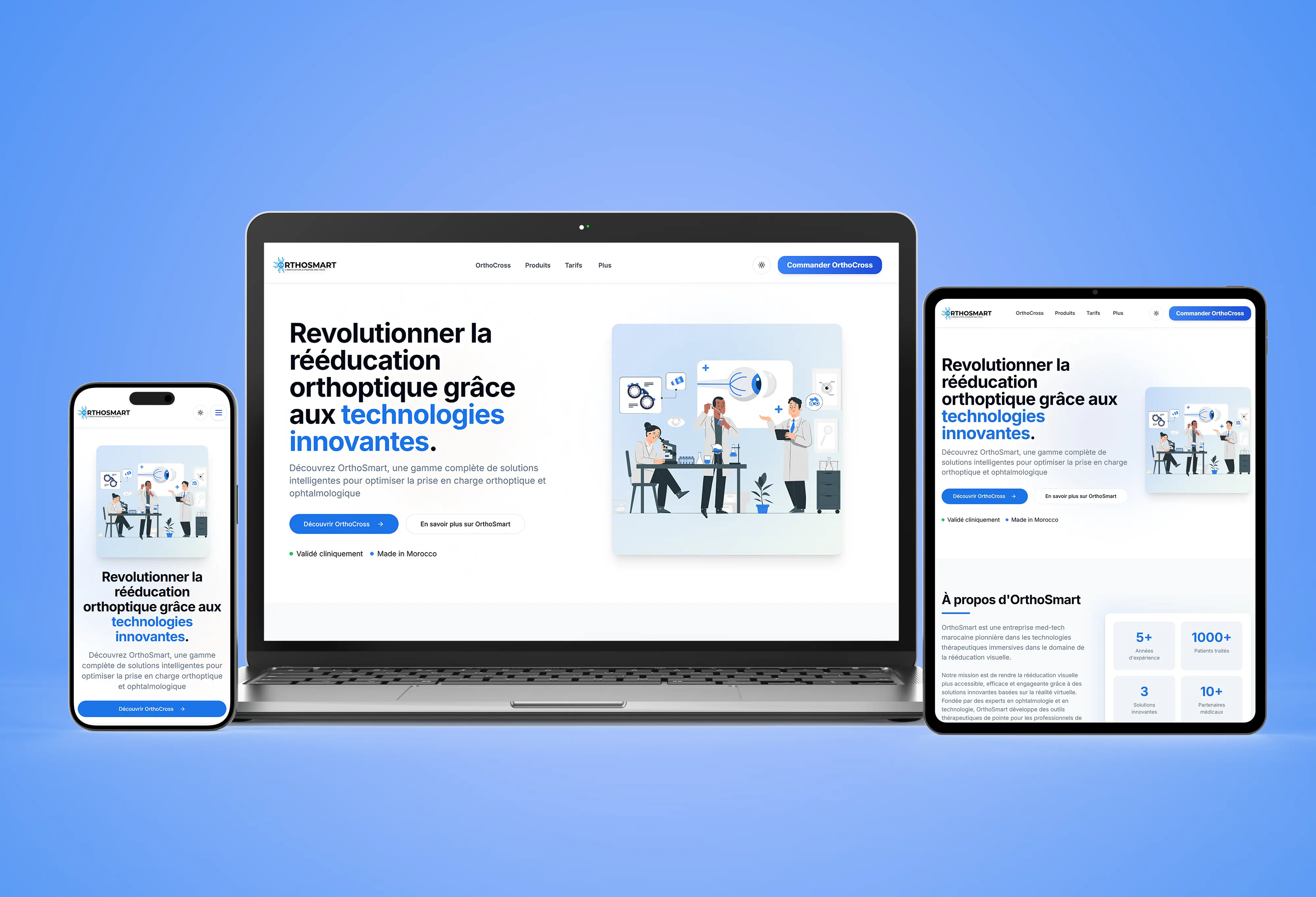 Orthosmart Website - Screenshot 1