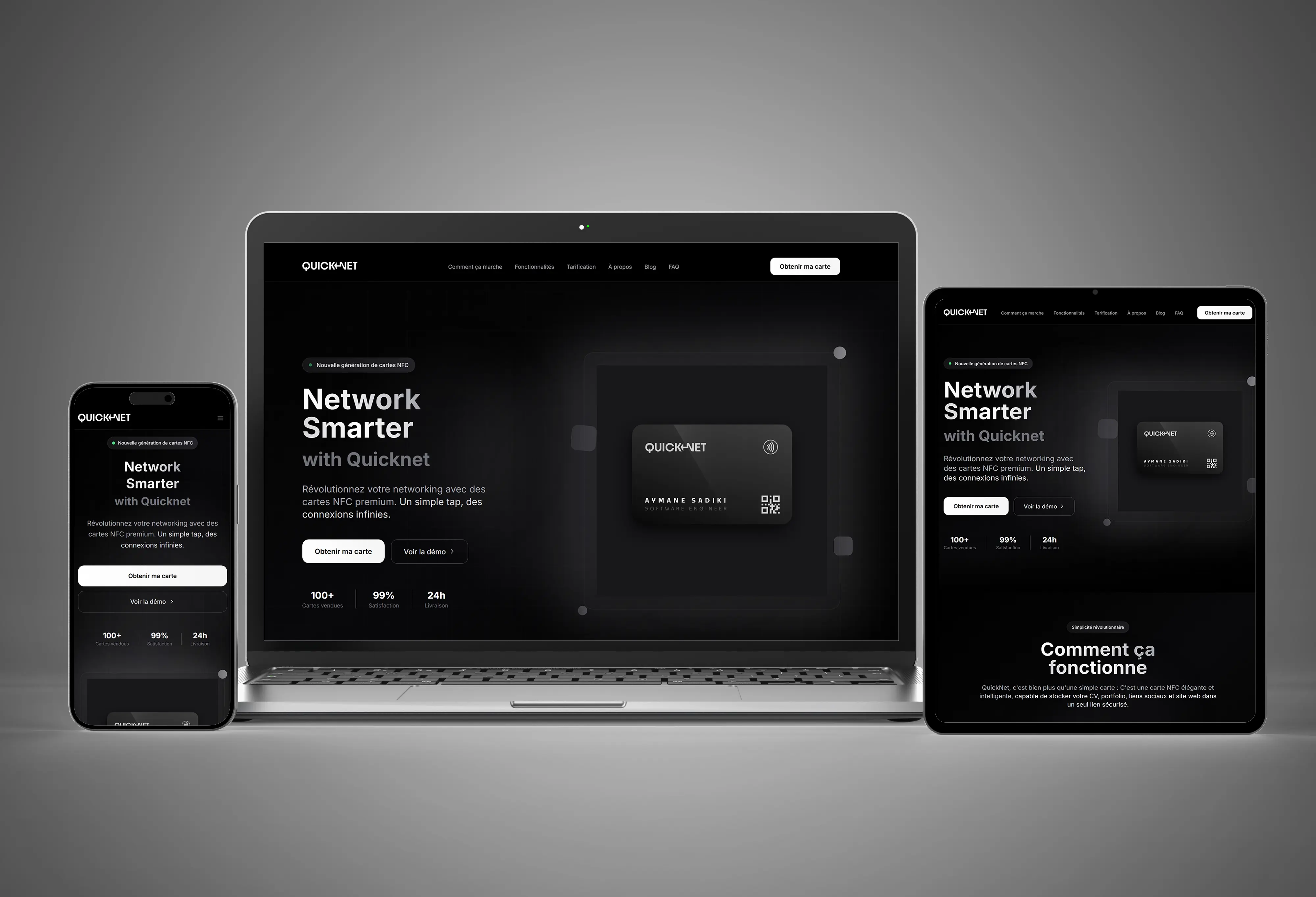 Quicknet Website & Branding